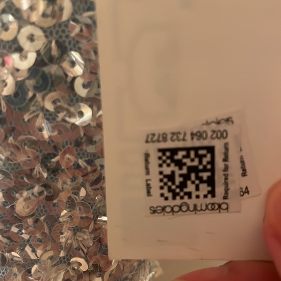 BLOOMINGDALES PROM DRESS WITH TAG - Picture 7 of 7